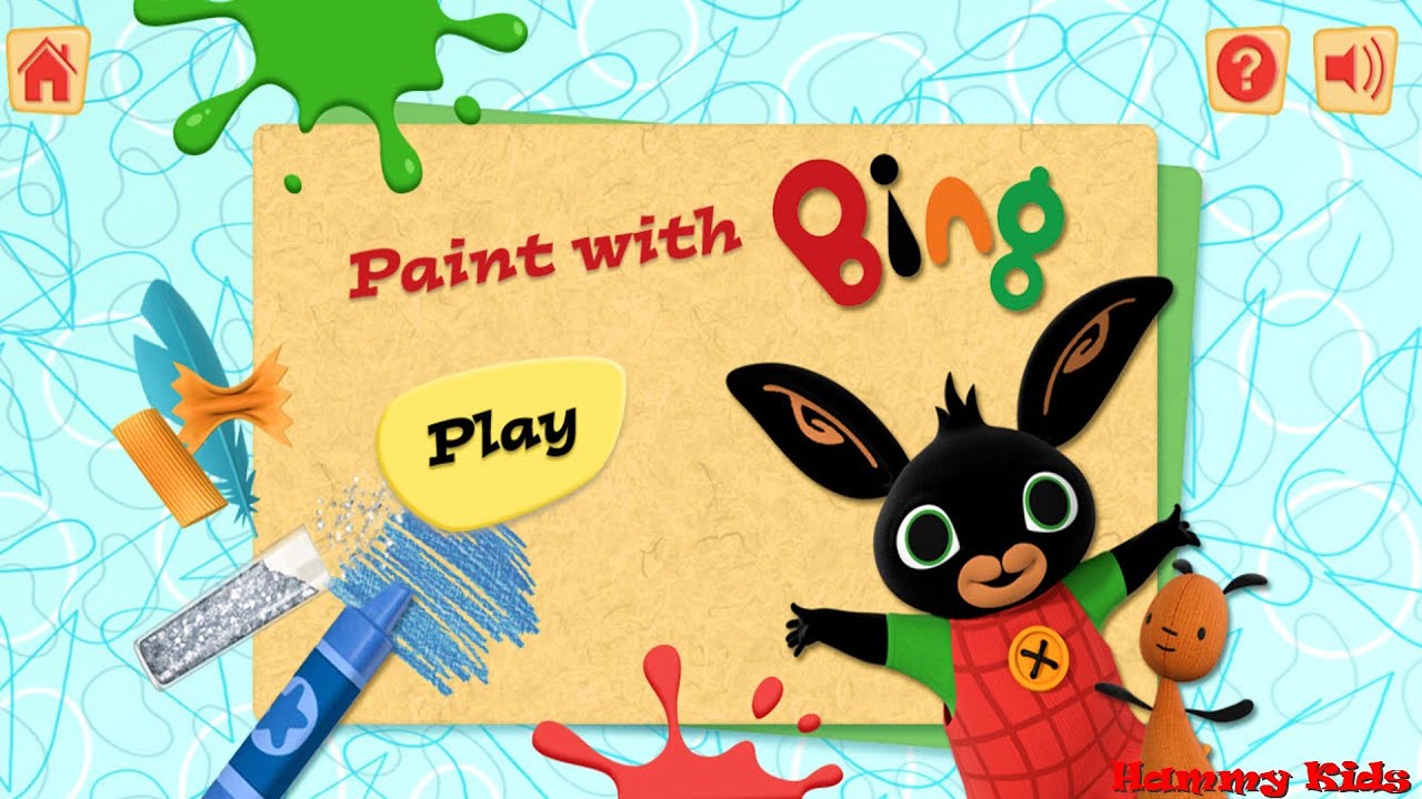 Bing Paint with Bing Game Gameplay for Kids