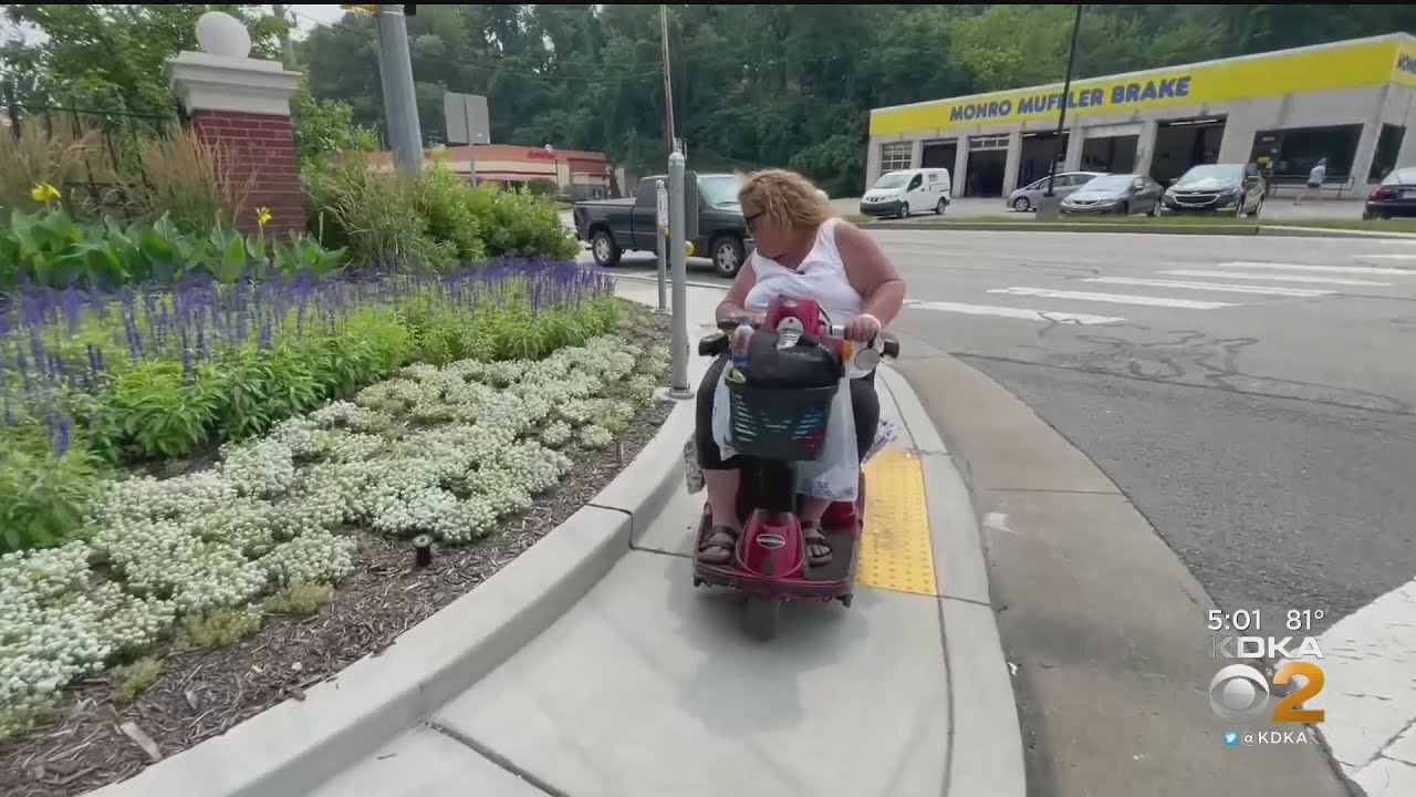 'Sidewalks To Nowhere': Woman Who Uses Mobility Scooter Raises Concern Over Sidewalk Shortfalls