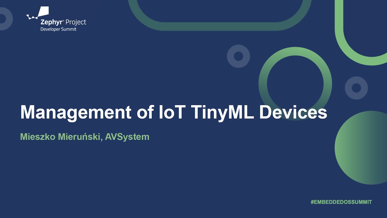Management of IoT TinyML Devices - Mieszko Mieruński, AVSystem