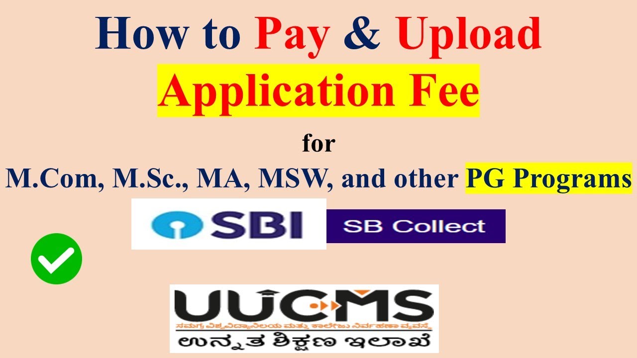 How to Pay & Upload Application Fee in SBI Collect