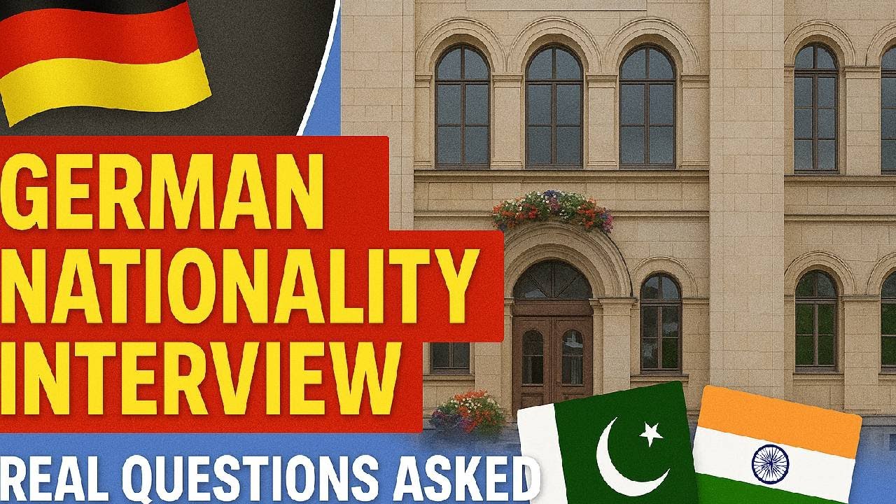 How I Applied for German Nationality 🇩🇪 | Interview Questions at Rathaus