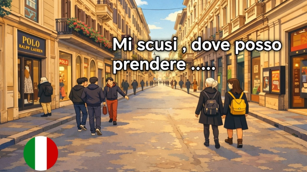 45 دقيقه من المحادثات الايطاليه القصيره للمبتدئين ( المستوى A1-A2 ) 🇮🇹 حوارات ايطاليه يوميه 💥