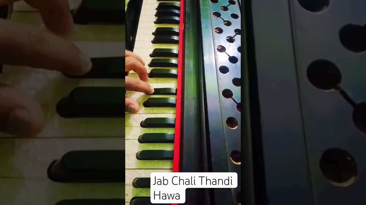 Jab Chali Thandi Hawa | Harmonium Tutorial | Asha Bhonsle song |