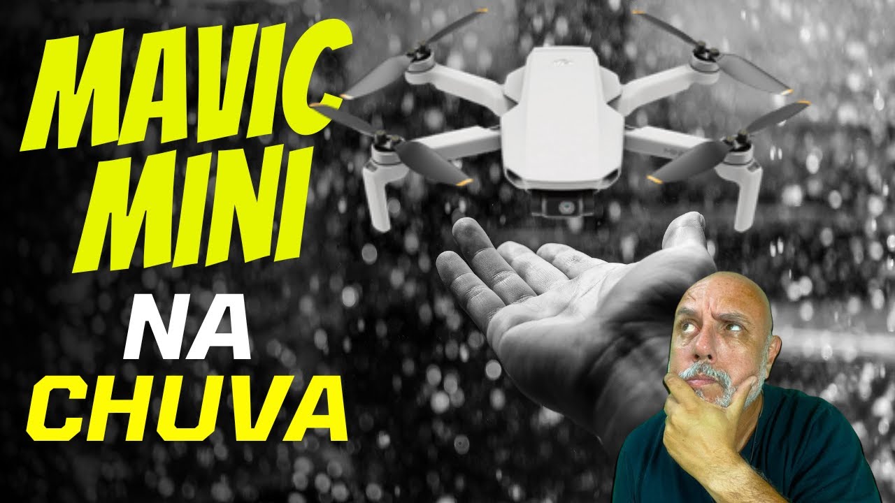 Como VOEI na CHUVA com o drone DJI Mini: Saiba qual foi o meu truque.