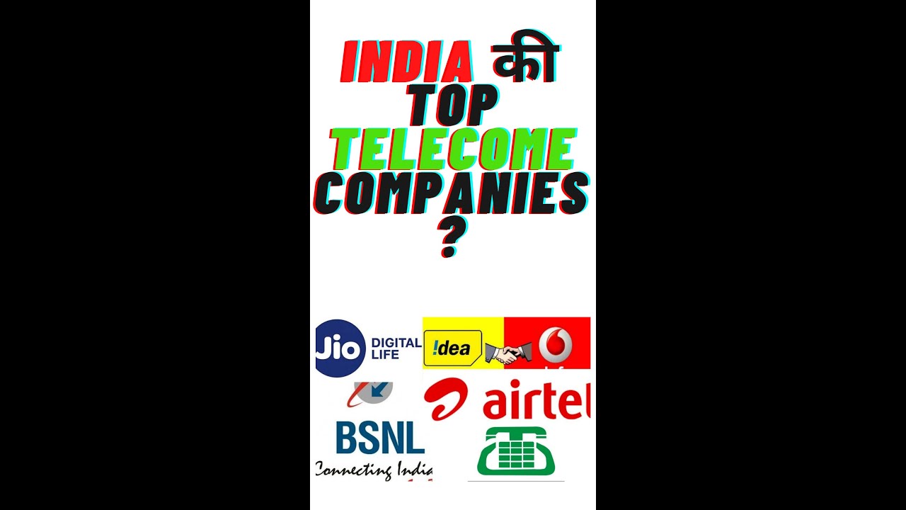 India's top 5 telecom companies | #short #telecom