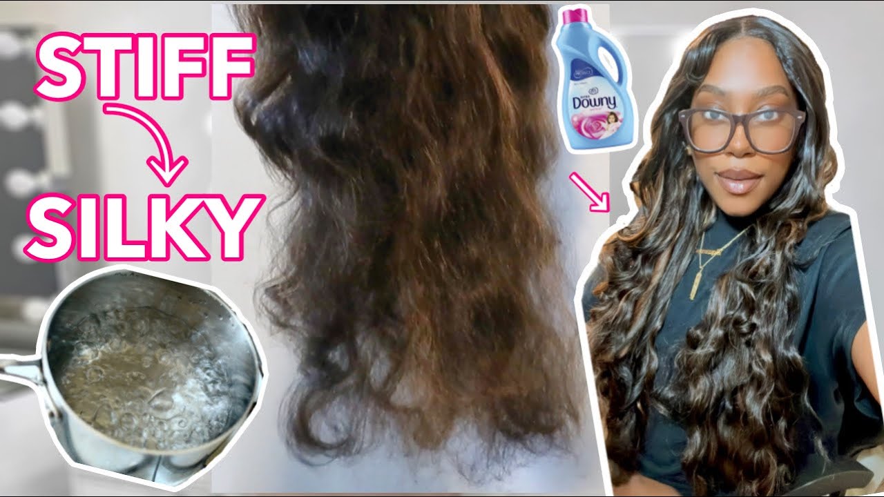 HOW TO REVIVE STIFF OLD SYNTHETIC WIGS *2022 method*