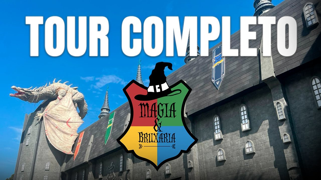 TOUR pelo MAIOR CASTELO inspirado em HARRY POTTER do BRASIL! Magia e Bruxaria