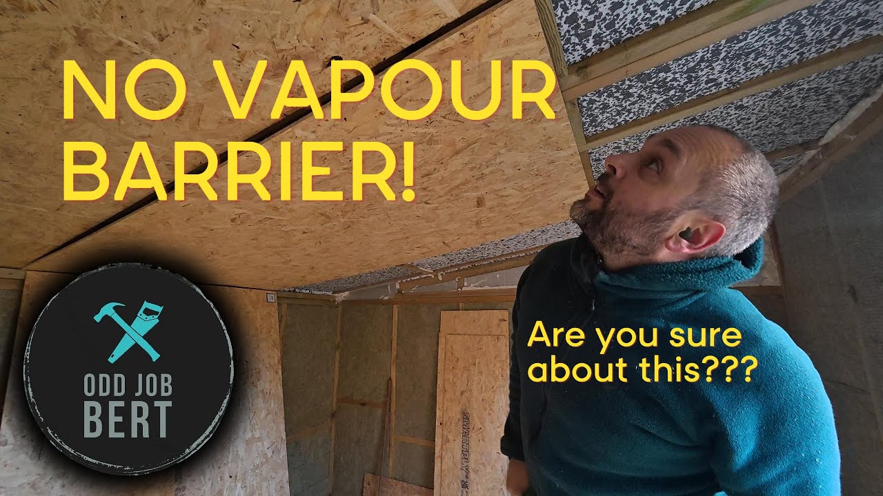 Workshop Internal cladding. No vapour barrier!
