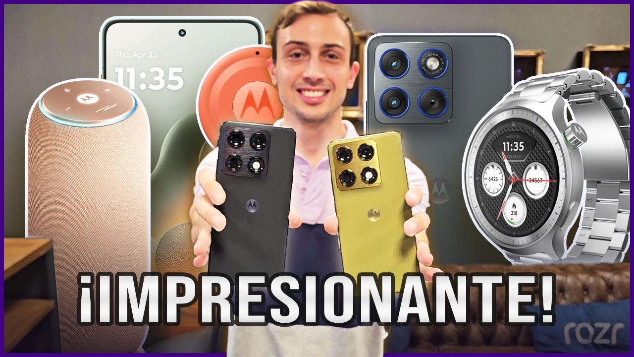 Motorola lanzó TODO: Signature, reloj, parlante, Moto G y Moto Tag 2
