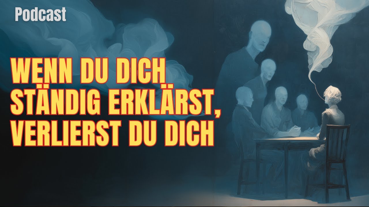 Wenn du dich ständig erklärst, verlierst du dich