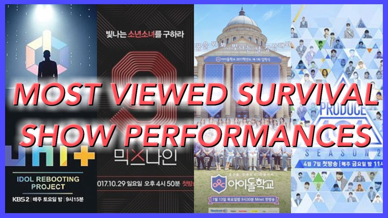Top 100 Most Viewed Survival Show Performances