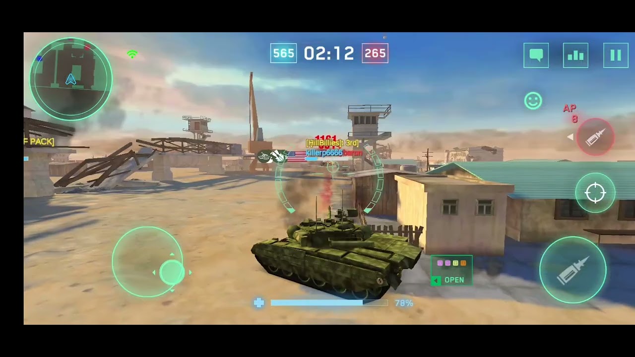 making good use of drone😂😂 war machines tank shooting game