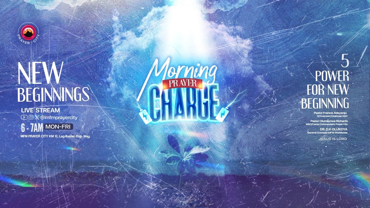 POWER FOR NEW BEGINNING | MFM MORNING CHARGE PRAYERS | 23-01-2026 | MFM PRAYER CITY