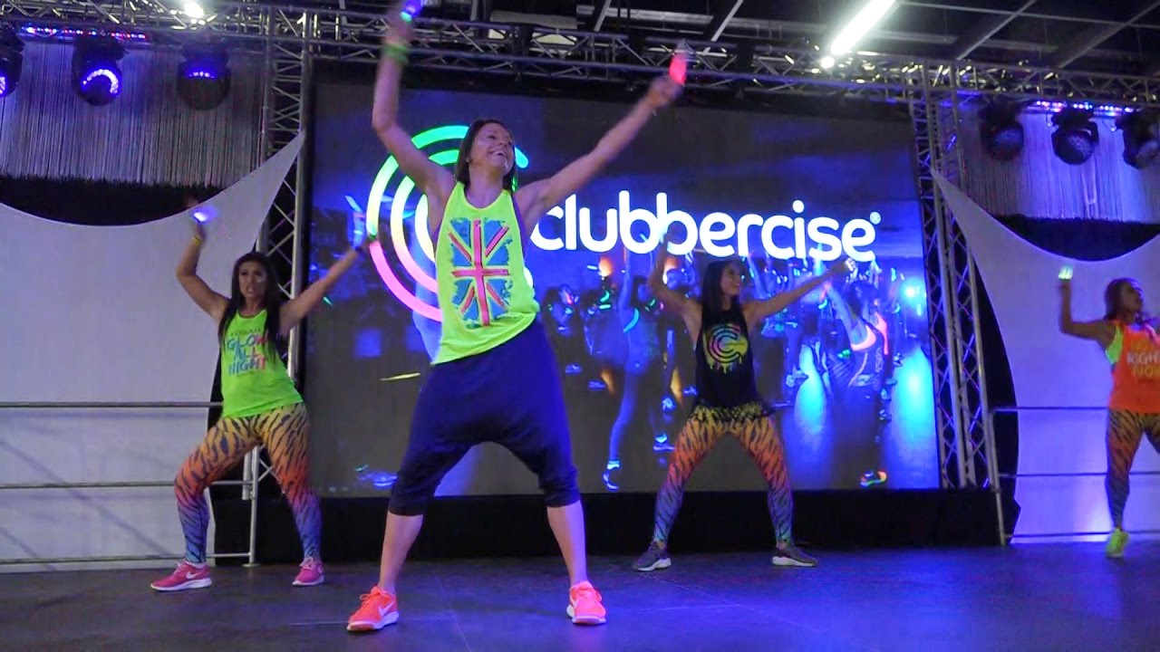 FIBO Köln 2017 Clubbercise complete stage performance