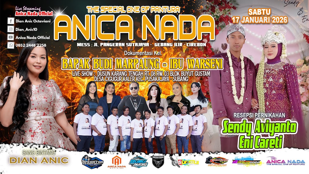 🔴LIVE ANICA NADA ( DIAN ANIC ) | EDISI SIANG 17 JANUARI 2026 | CIGUGUR KALER | PUSAKAJAYA | SUBANG