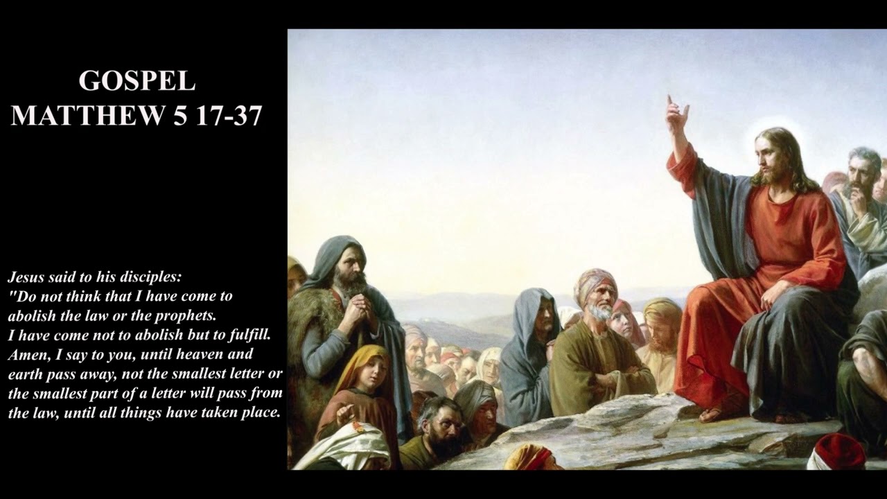 Gospel & Reflection | Matthew 5 17-37 |  12 February 2023