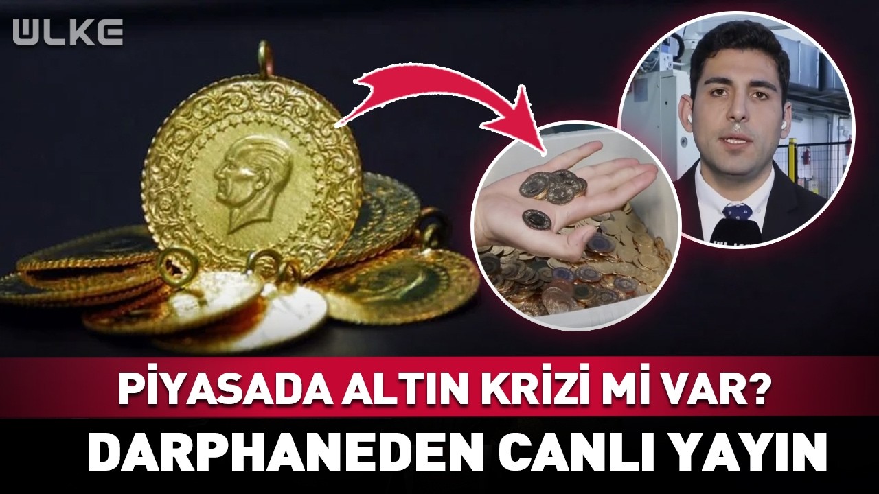 Piyasada Altın Krizi Mi Var? &Uuml;lke TV Ekibi Altının Kalbi Darphanede...