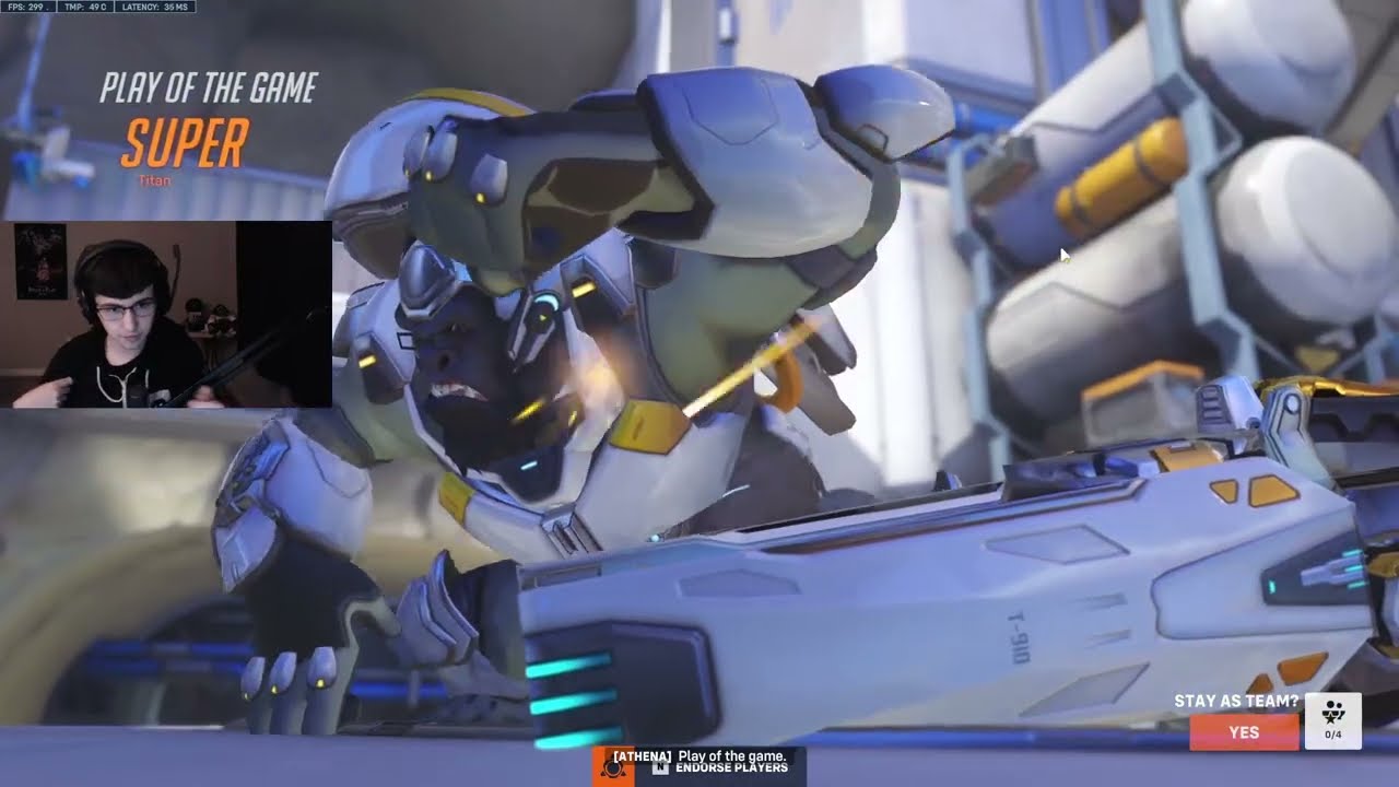 POTG! 18K DMG! SUPER WINSTON OVERWATCH 2 SEASON 9 TOP 500 GAMEPLAY