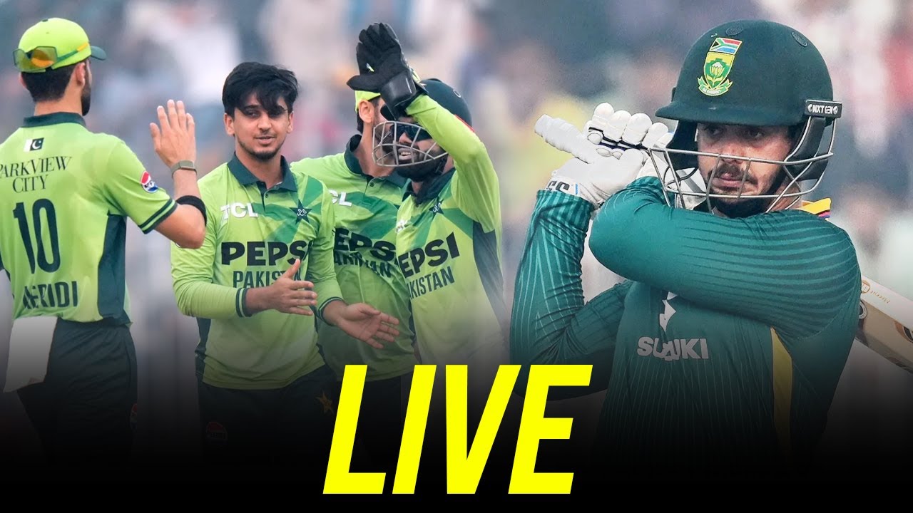 🔴 - 𝐑𝐄𝐋𝐈𝐕𝐄 | Pakistan Vs South Africa | ODI Series, 1st ODI | PCB | M3L1J