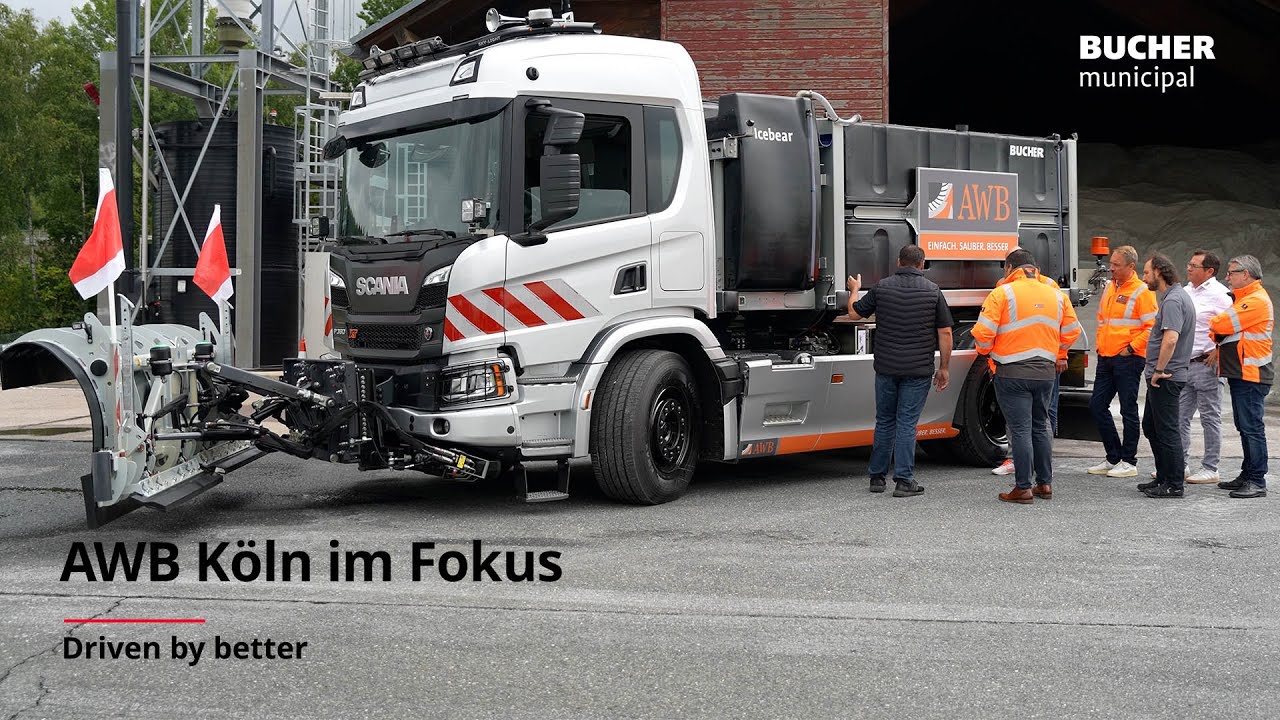 14 Fahrzeugkomplettlösungen für AWB Köln von Bucher Municipal
