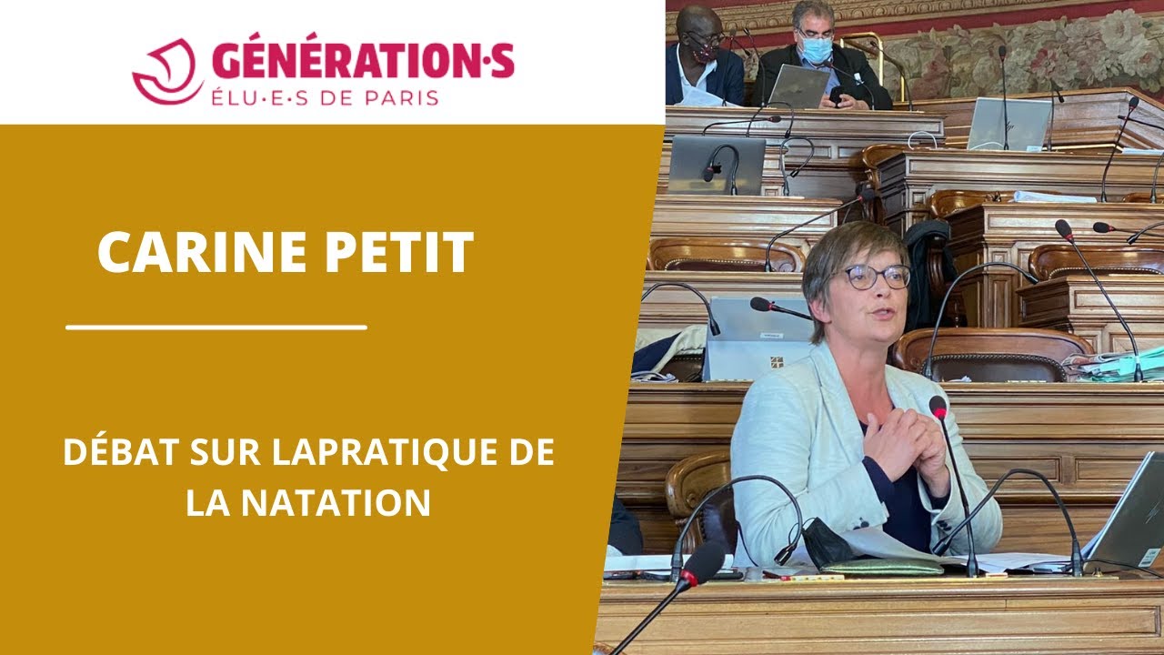 Intervention de Carine Petit sur la pratique de la natation &agrave; piscine - CP du 12/10/21