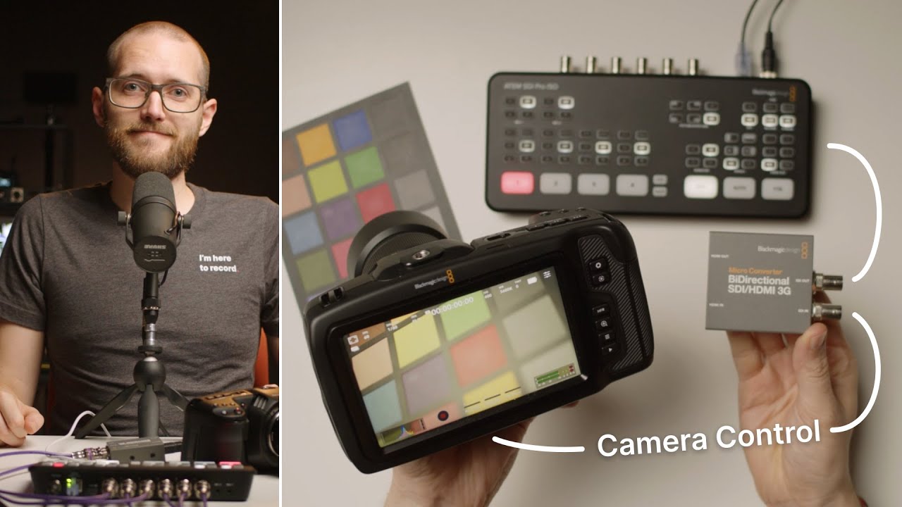Управление камерами Blackmagic HDMI с помощью SDI-микшера ATEM // Show and Tell, выпуск 104