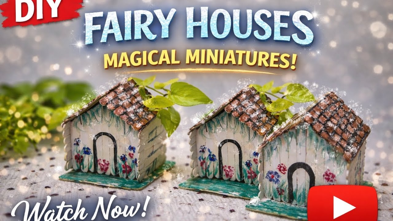 DIY Fairy Houses 🌿 | Magical Miniature Home Decor