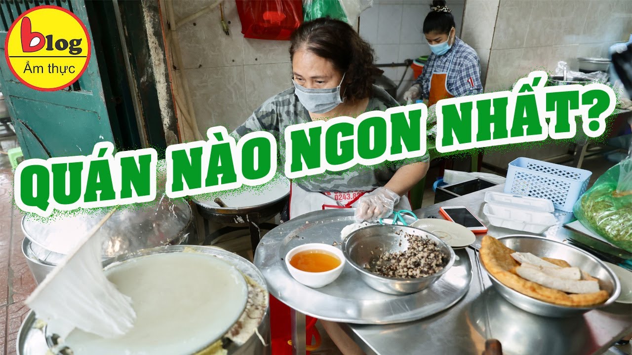 10 QUÁN BÁNH CUỐN NỔI TIẾNG NHẤT HÀ NỘI
