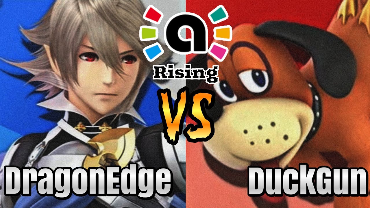 Smash Ultimate Amiibo: DragonEdge (Corrin) vs DuckGun (Duck Hunt) | AFL - Rising