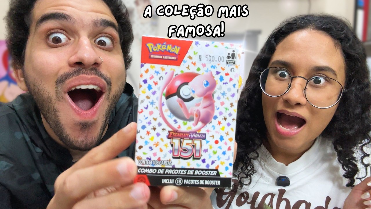 ABRIMOS A MELHOR COLEÇÃO DE CARTAS POKÉMON! 151