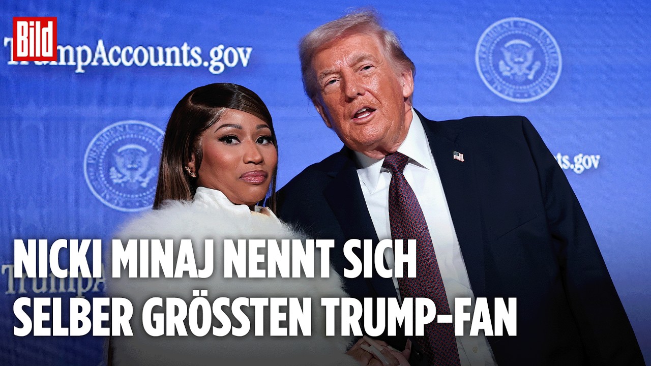 TRUMP EMPFÄNGT NICKI MINAJ: Die Rap-Ikone besucht den US-Präsidenten im Weißen Haus