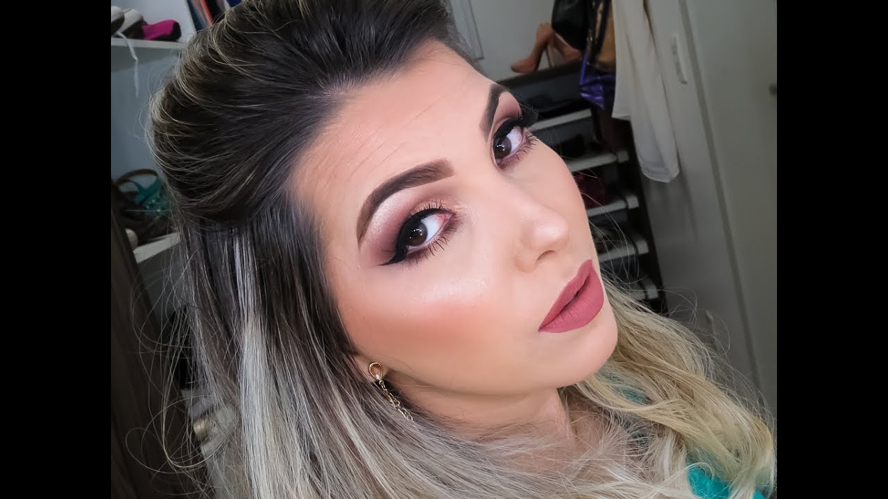 Maquiagem Coral/Pêssego