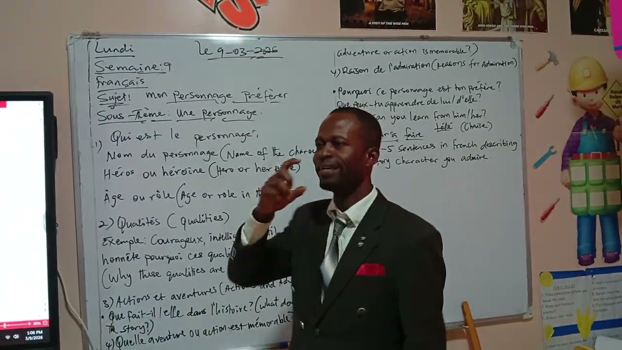 Mon personnage préfèrer ( my prefer personality). 