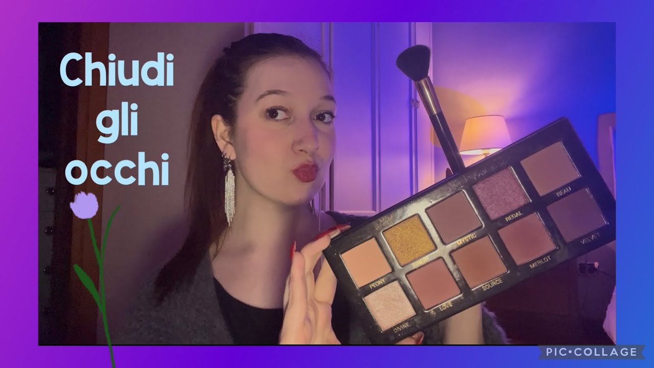 ASMR👠💄TI TRUCCO MENTRE TI ADDORMENTI / ROLEPLAY MAKE-UP RILASSANTE & COMPAGNIA🩵☘️