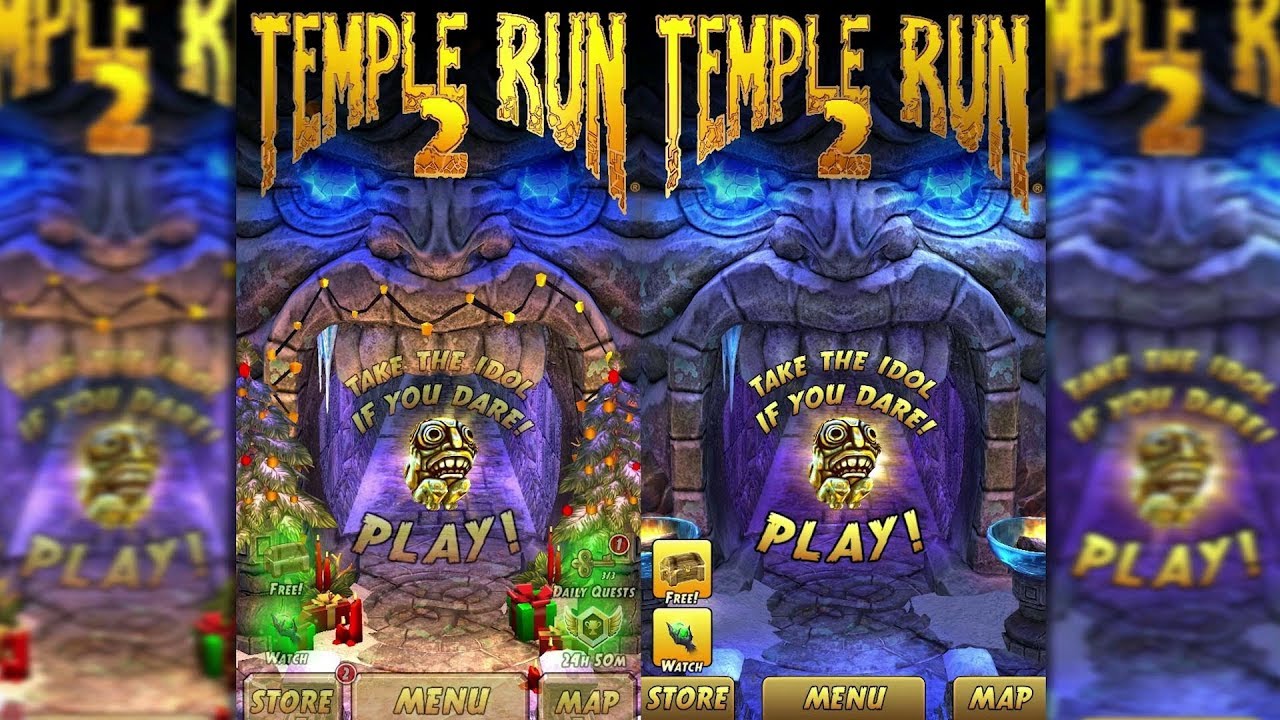 Temple Run 2 Frozen Festival Vs Temple Run 2 Frozen Shadows - Endless Run Gameplay