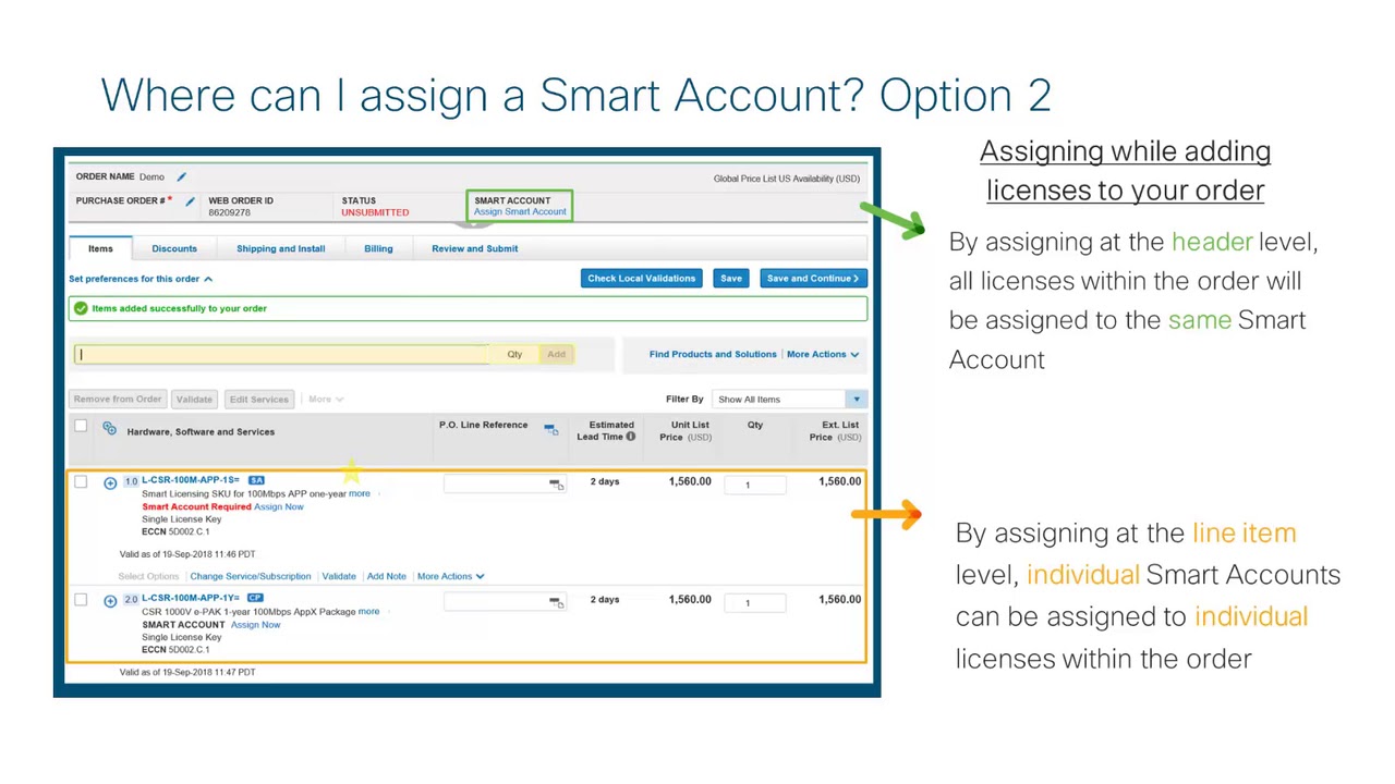 Cisco Smart Account Assignment: Simplify Cisco Licensing and Orders