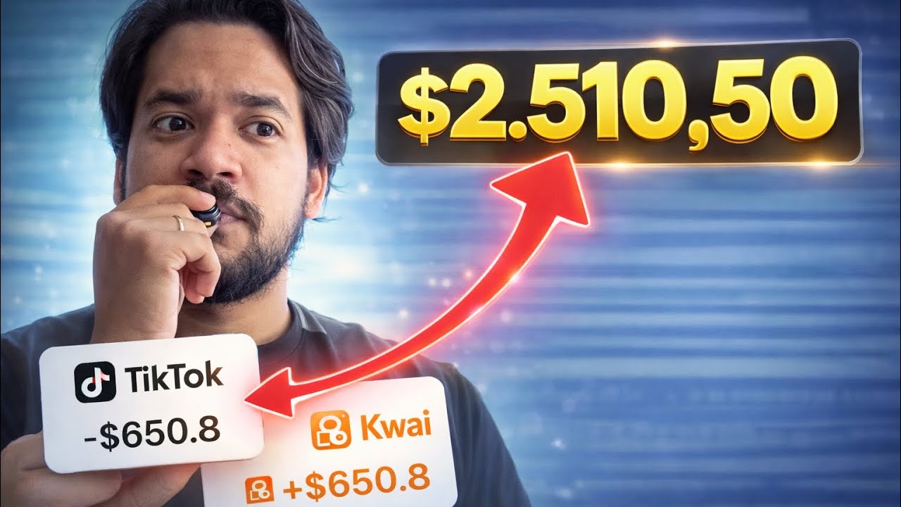 sai da CLT pra viver de TIKTOK, FACEBOOK e KWAI com 24 anos