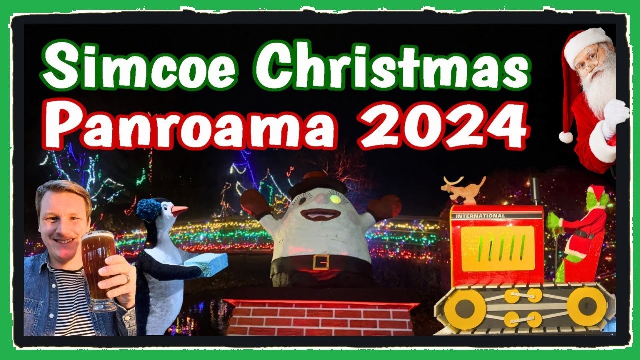 Simcoe Christmas Panorama 2024 & Dinner at the Blue Elephant | Simcoe, Ontario