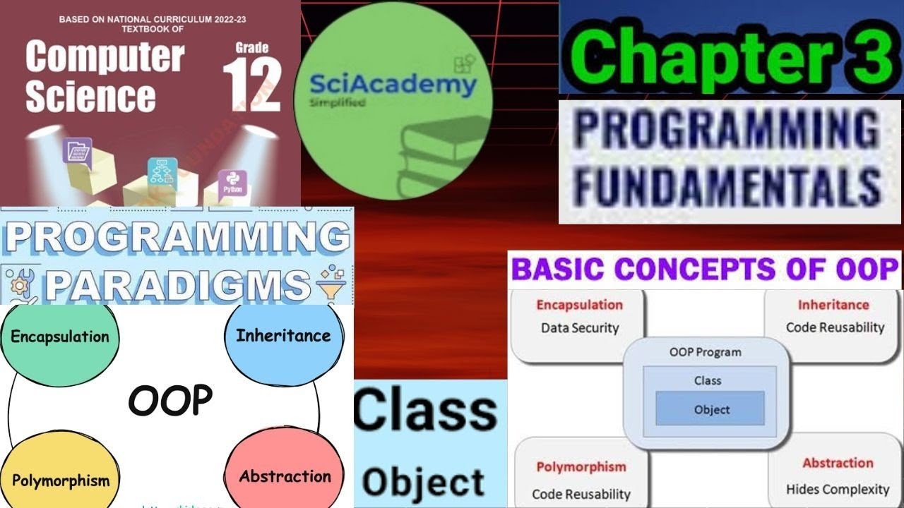 Object-Oriented programming (OOP) | Key Concepts of OOP | Chapter 3 | Class 12 | Computer Science