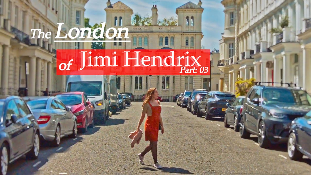 Walking Mayfair, Bayswater and Notting Hill, the London of Jimi Hendrix ,  4K  | Part: 03