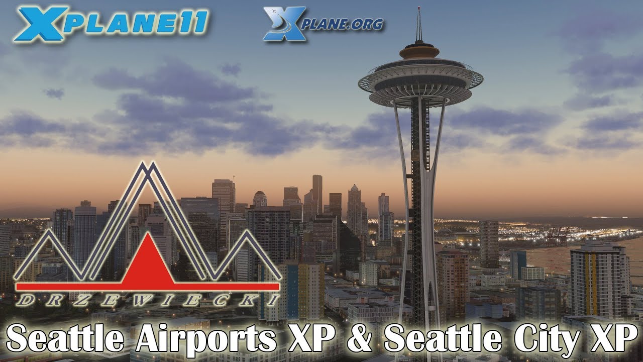 Drzewiecki Design Seattle Airports XP & Seattle City XP for X-plane 11