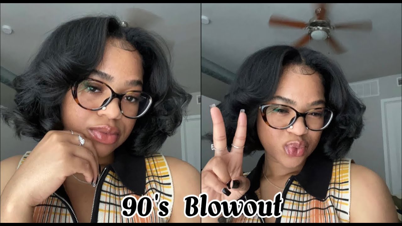 HOW TO CREATE THE PERFECT 90S BLOWOUT |NATURAL HAIR