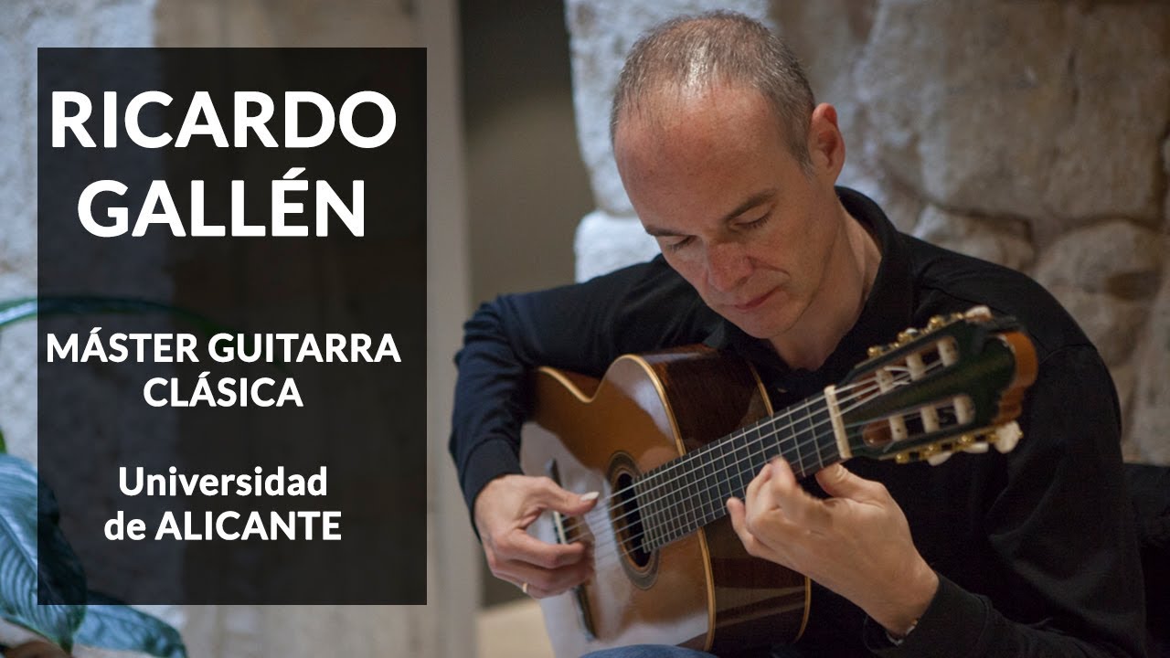 Ricardo Gallén. Máster Guitarra Alicante 2018