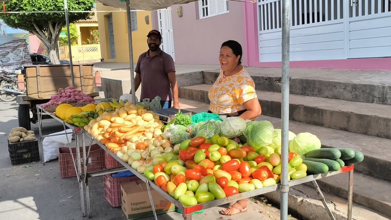 Feira livre de Canafístula do Cipriano em Girau do Ponciano Al dia 28/03/2025.