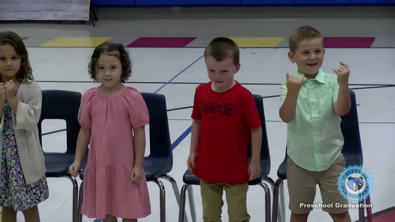 Creekside Preschool Graduation May 10, 2024