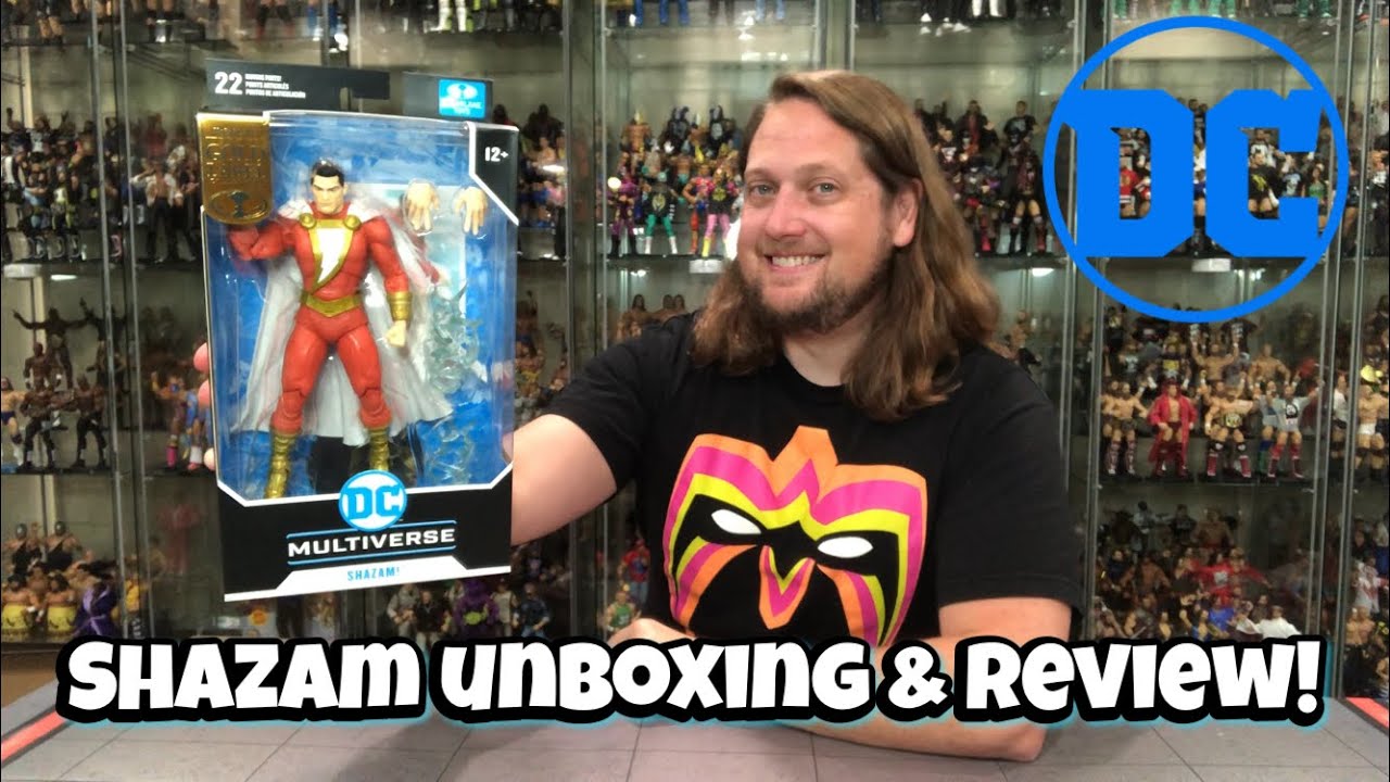 Shazam DC Multiverse Gold Label McFarlane Toys Unboxing & Review!