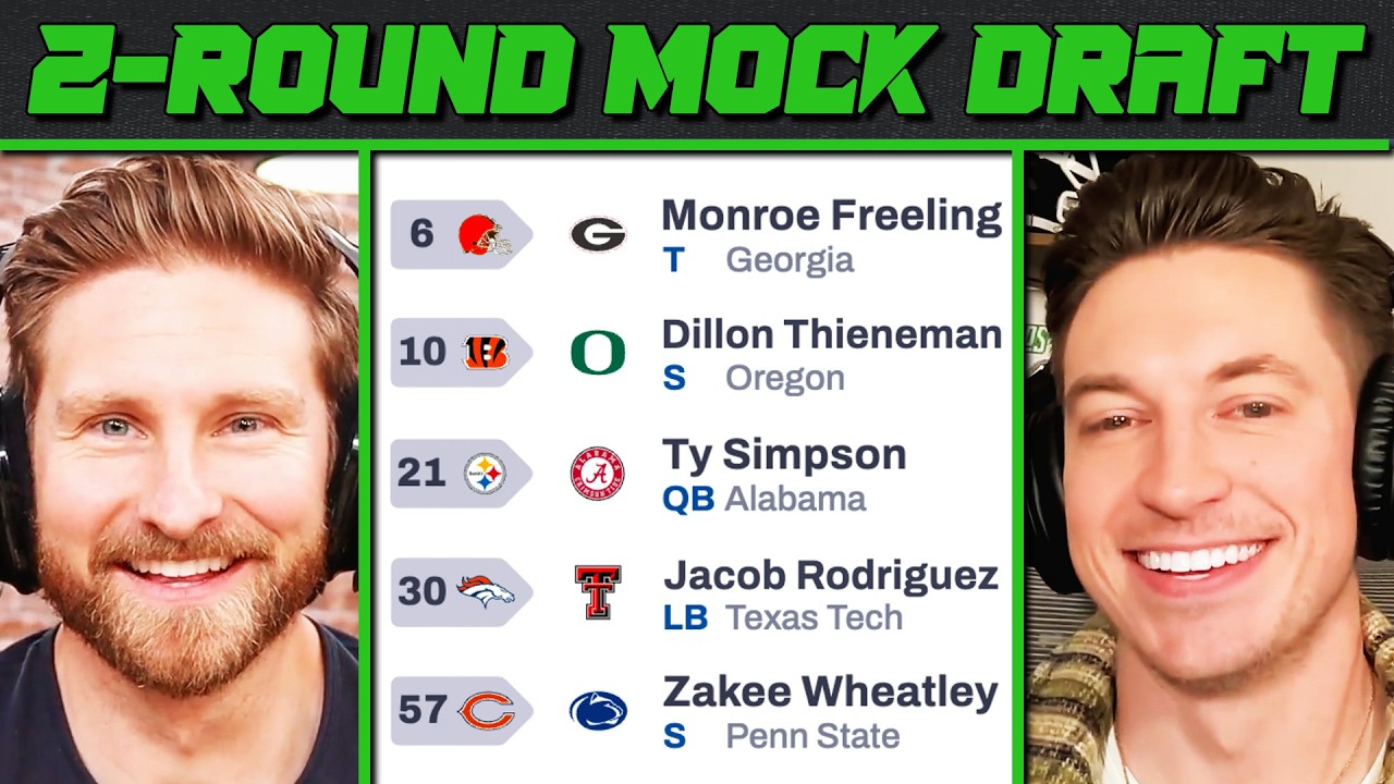 NEW 2026 2-Round Mock Draft (Post-Combine!)