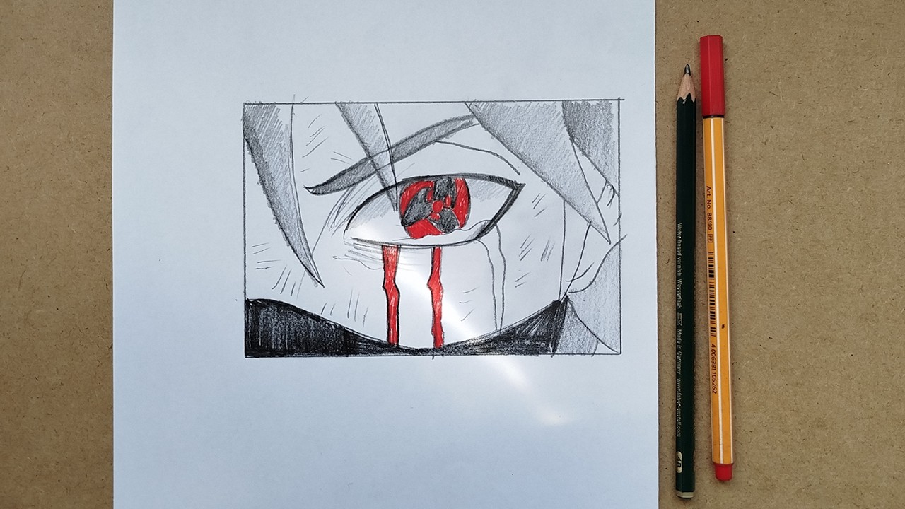 Drawing Naruto's Emotional Eye | Step-by-Step Anime Art Technique