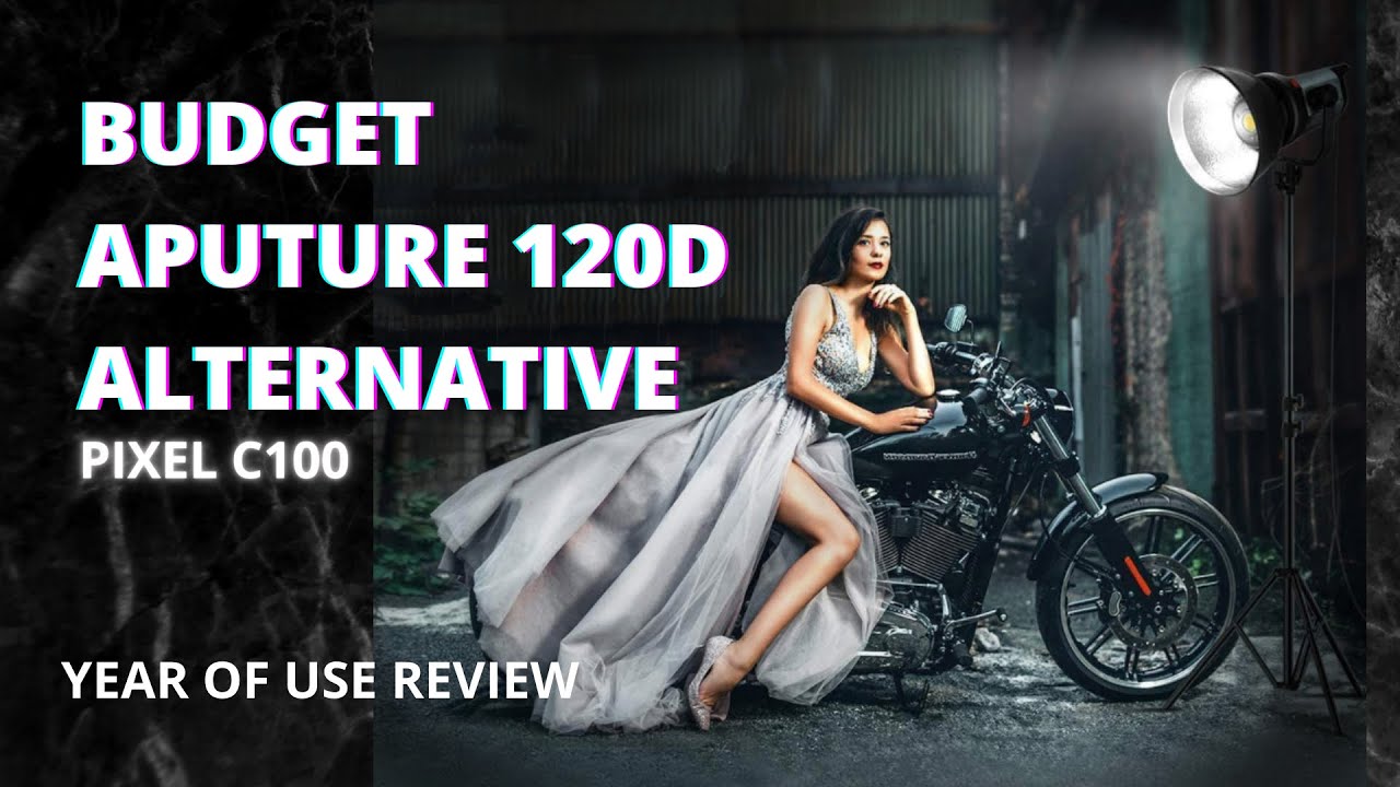 Budget Video Light for Studio Filming Product Photography- PIXEL C100 - Aputure 120D Killer