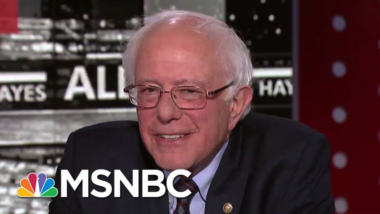 Senator Bernie Sanders: It's Time To Decriminalize Marijuana | All In | MSNBC